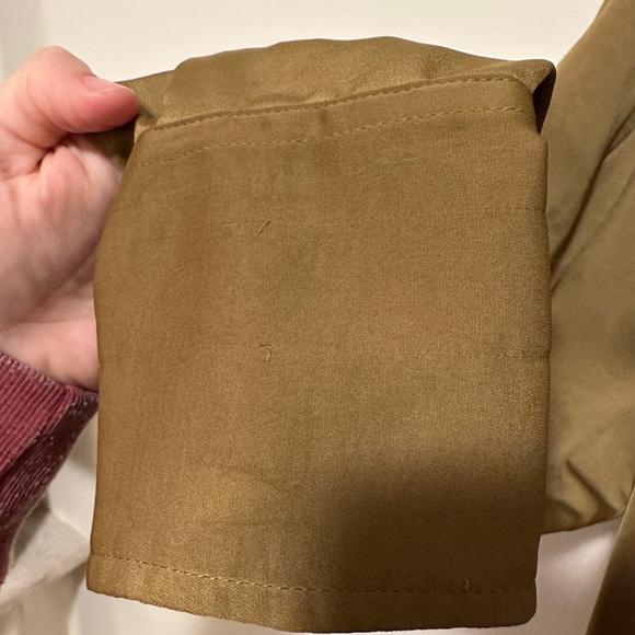 Satin button down top - Picture 3 of 5